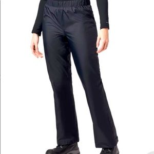 NWT Columbia omnitech storm surge rain windbreaker sweat pant black sz large